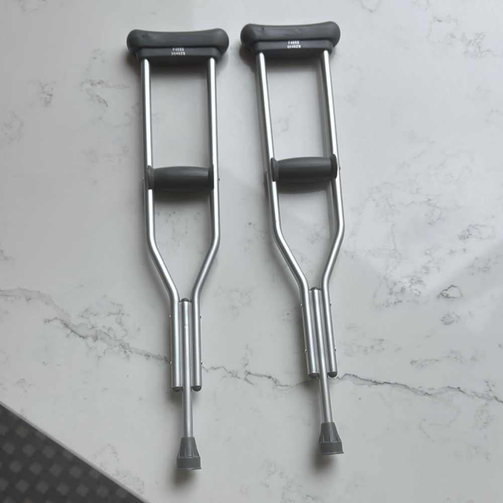 American Girl Gray Crutches